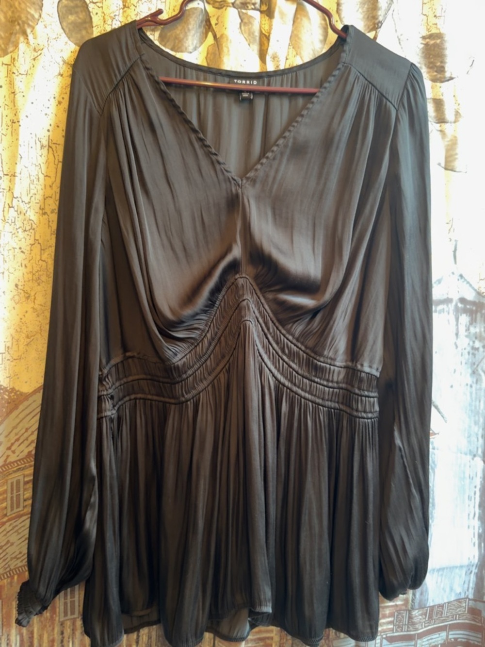 torrid peplum smocked waist